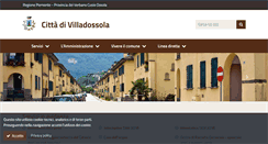 Desktop Screenshot of comune.villadossola.vb.it